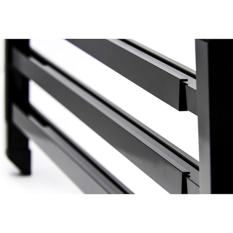 Black RV Screen Door Push Bar - Close-Up Rail Detail | United RV Parts