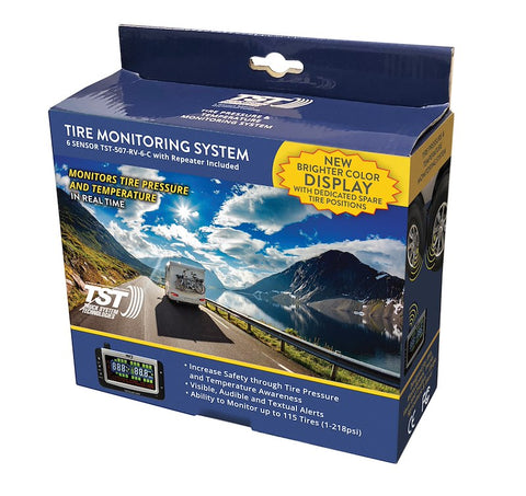 Blue TST Tire Monitoring System Package - Front Product Box | United RV Parts