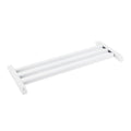 White Plastic Screen Door Push Bar - Side Profile View | United RV Parts