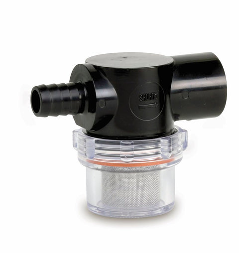 SHURflo 255-323 Twist-On Water Strainer with Clear Filter Chamber - Side View | United RV Parts