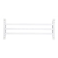 White Plastic Screen Door Push Bar - Back Side Mounting View | United RV Parts