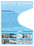 Star Brite No Damp RV Moisture Absorber - Use Cases Infographic Boats RVs Closets | United RV Parts