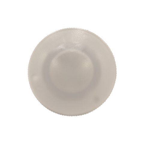 White Plastic LED Light Lens CMD-001-53L - Top View | United RV Parts