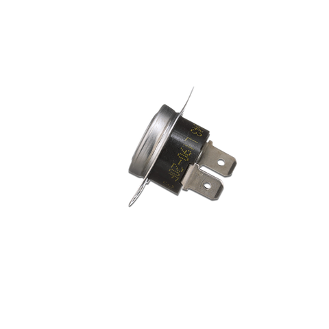 Silver Black Metal Dometic Furnace Limit Switch 31091MC - Side Angle | United RV Parts