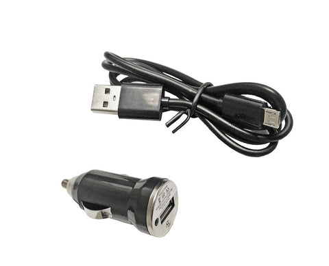 Black USB Cable & Car Charger - TST System Accessories | United RV Parts