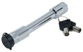 Chrome Fastway Locking Hitch Pin 86-00-3050 with Keys - Angled View | United RV Parts
