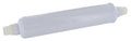White Inline RV Water Filter with Threaded Fittings - Side Angle | United RV Parts