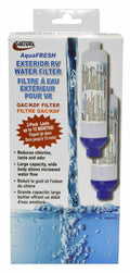 Valterra AquaFresh Exterior RV Water Filter Kit - Package Front | United RV Parts