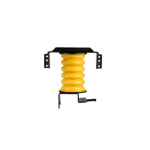 SumoSprings SSR-180-54-1 Yellow Foam Spring with Black Steel Bracket - Front View | United RV Parts