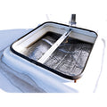 RV Roof Vent with Reflective Insulator Installed - Top View | United RV Parts