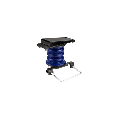 Blue Rubber SumoSprings SSR-128-40-2 Rear Helper Spring with Black Bracket - Side Profile | United RV Parts