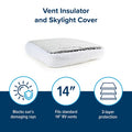 Camco Reflective Vent Insulator and Skylight Cover Features | United RV Parts