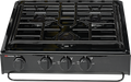 Black Suburban 3631A 3 Burner RV Cooktop - Front View | United RV Parts
