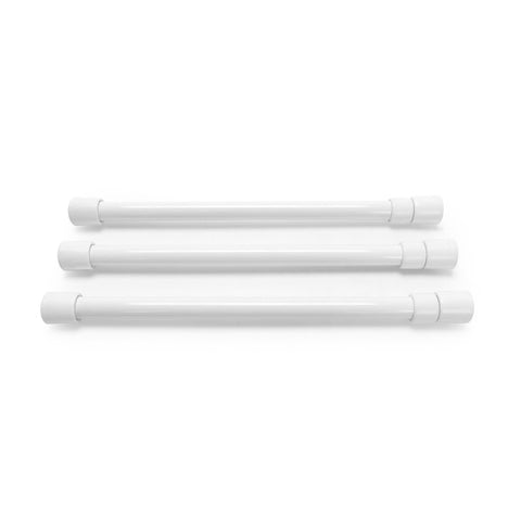 Camco RV Cupboard Bars 3-Pack Flat Lay Showing Equal Length | United RV Parts