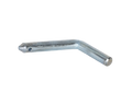 JR Products 01124 Chrome Plated Steel 1/2" Hitch Pin - Angled Detail View | United RV Parts