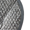 Silver Reflective Material Close-Up - Texture Detail | United RV Parts