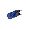 Blue SumoSprings SSR-117-40 Ribbed Foam Spring End Cap Detail - Angled View | United RV Parts