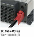 Marinco 06150 Inverter DC Cable Cover Detail - Red Positive and Black Negative Battery Connections | United RV Parts