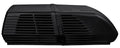 Textured Black Coleman Mach 10 RV AC Shroud Replacement - Side Profile with Vent Louver Detail | United RV Parts