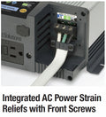 Marinco Power Inverter 120V AC Output Terminal Detail - Integrated Strain Relief with Front Screws | United RV Parts
