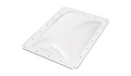 Clear White Icon RV Skylight 14x22 4-Inch Bubble SL1422C - Angled View | United RV Parts