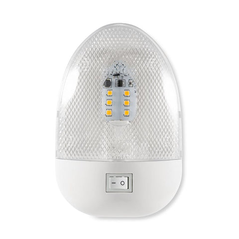 Camco 41331 Single Dome LED Light Warm White Bulb Detail - Front View | United RV Parts