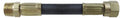 AP Products MER611-60 60-Inch Black Rubber LP Gas Hose with Brass Fittings - Full View | United RV Parts