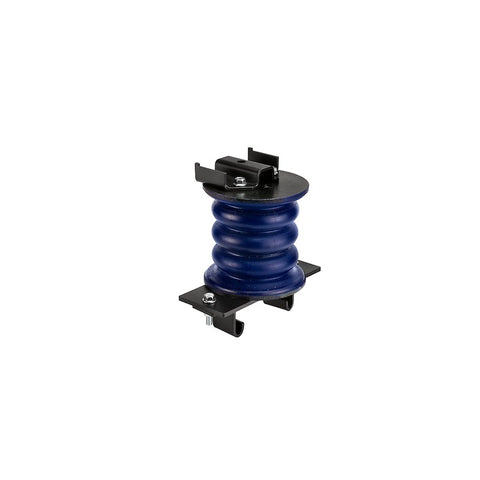 Blue SumoSprings SSF-173-40-2 Front Suspension Helper - Angled Top View with Black Brackets | United RV Parts