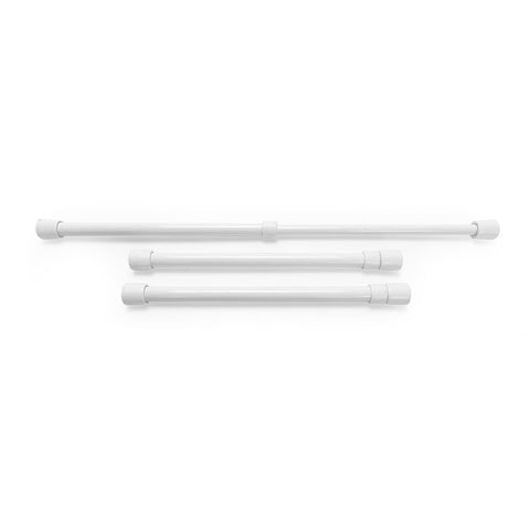 Camco RV Cupboard Bars 3-Pack Showing Adjustable Range 16-28 Inches | United RV Parts