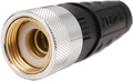 Chrome Metal RV Hose Connector - Close-Up Detail | United RV Parts