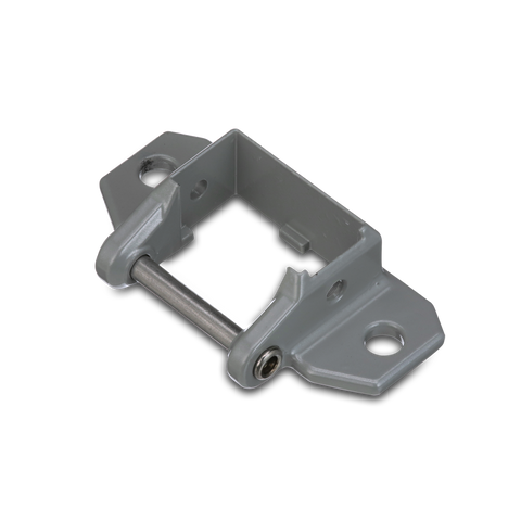 Gray Plastic Dometic Lower Awning Foot Kit 3108708.342 - Angled View | United RV Parts