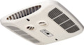 White Coleman Mach 9430-720 Bluetooth AC Assembly - Angled Bottom View with Control Panel Detail | United RV Parts