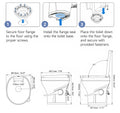 Seaflo RV Toilet Installation Guide - Step-by-Step Instructions with Dimensions | United RV Parts