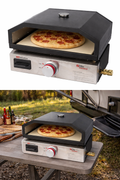 Invision 18" Griddle Base with Pizza Oven and Griddle Accessories at RV Campsite - Modular System | United RV Parts