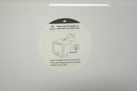 Invision | Portable Mini Dishwasher | 500-2001 | Portable / Counter Top | 18" | 1.32 Gallon | White