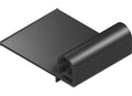 Black Rubber RV Slide-Out Seal - 3D Isometric View Showing Wiper Flap and D-Bulb Profile | United RV Parts