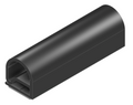 Black Rubber RV Slide Out Seal Single Bulb - 3D Isometric View | United RV Parts