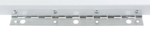 Metal Hinge Hardware for RV Fan Lid - Close-Up Detail | United RV Parts