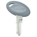 Grey Bauer 700 Series Key Blank - Side View | United RV Parts