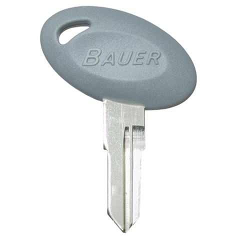 Grey Bauer 700 Series Key Blank - Side View | United RV Parts