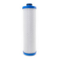 White WaterPur KW1 Filter Cartridge with Blue End Caps - Side View | United RV Parts