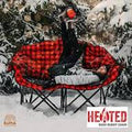 Kuma Heated Bear Buddy Love Seat in Snow - Winter Camping Outdoor Use | United RV Parts