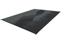 Kuma 12x9 Black Grey Reversible RV Outdoor Camping Mat - Angled View Showing Full Size | United RV Parts