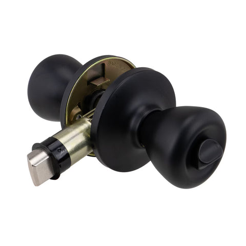 CPG | RV Interior Privacy Door Knob | LSK-C3-MB-1PK | Matte Black