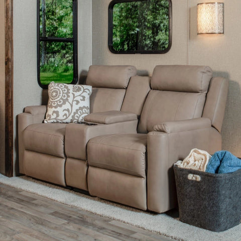 Lippert | Heritage Theater Modular Seating | Left Hand Recliner | 2024044097 | 27.5" | Driftwood