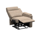 Dellmead Fabric Lippert Heritage RV Theater Recliner - Fully Reclined Position with Footrest Extended | United RV Parts