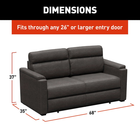 Thomas Payne Heritage Series RV Sleeper Sofa Dimensions 68x35x37in - Fits 26in Door | United RV Parts