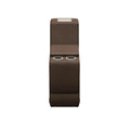 Brown Satula Thomas Payne Seismic 12in RV Center Console with Dual Cupholders - Front View | United RV Parts