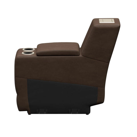 Brown Satula Thomas Payne Seismic 12in RV Console - Right Side Profile with Cupholders | United RV Parts