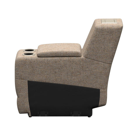 Tan Woven Fabric Thomas Payne Seismic 12in RV Center Console - Left Side Profile | United RV Parts